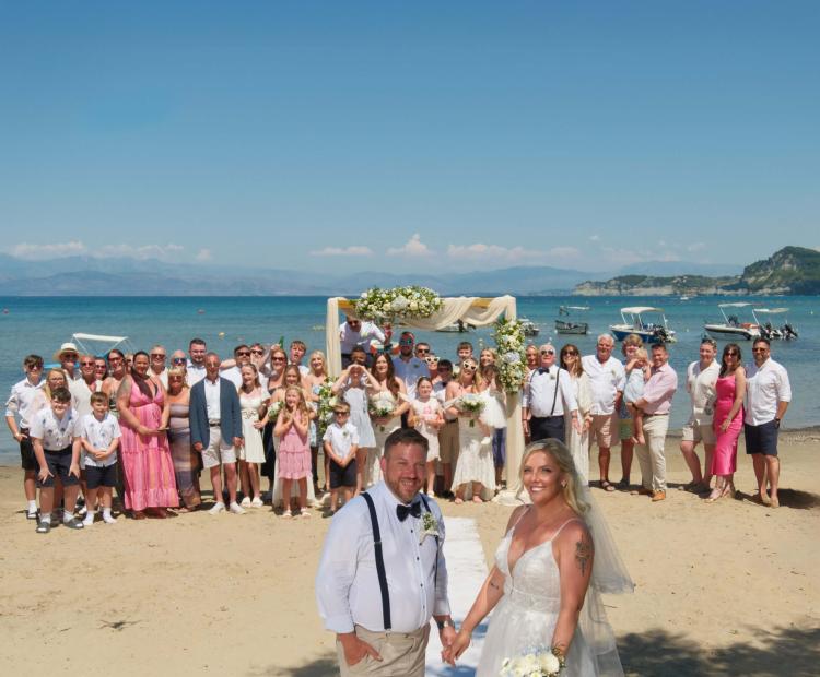 Samantha & David - Rose Corfu Weddings